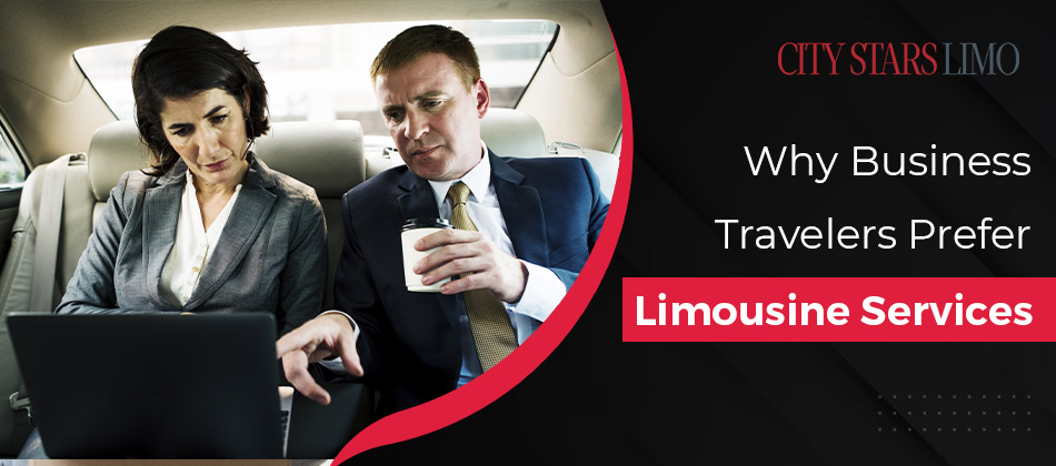 Why do business travellers prefer limousine services?